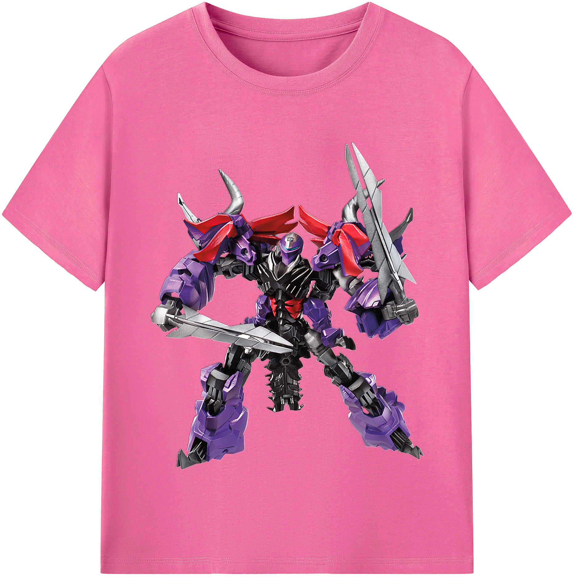 （画像用）  レディースカジュアルプリントTシャツ（綿100％）